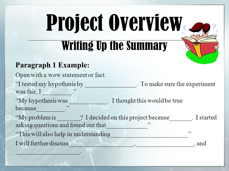 How to Write a Conclusion for a Science Project